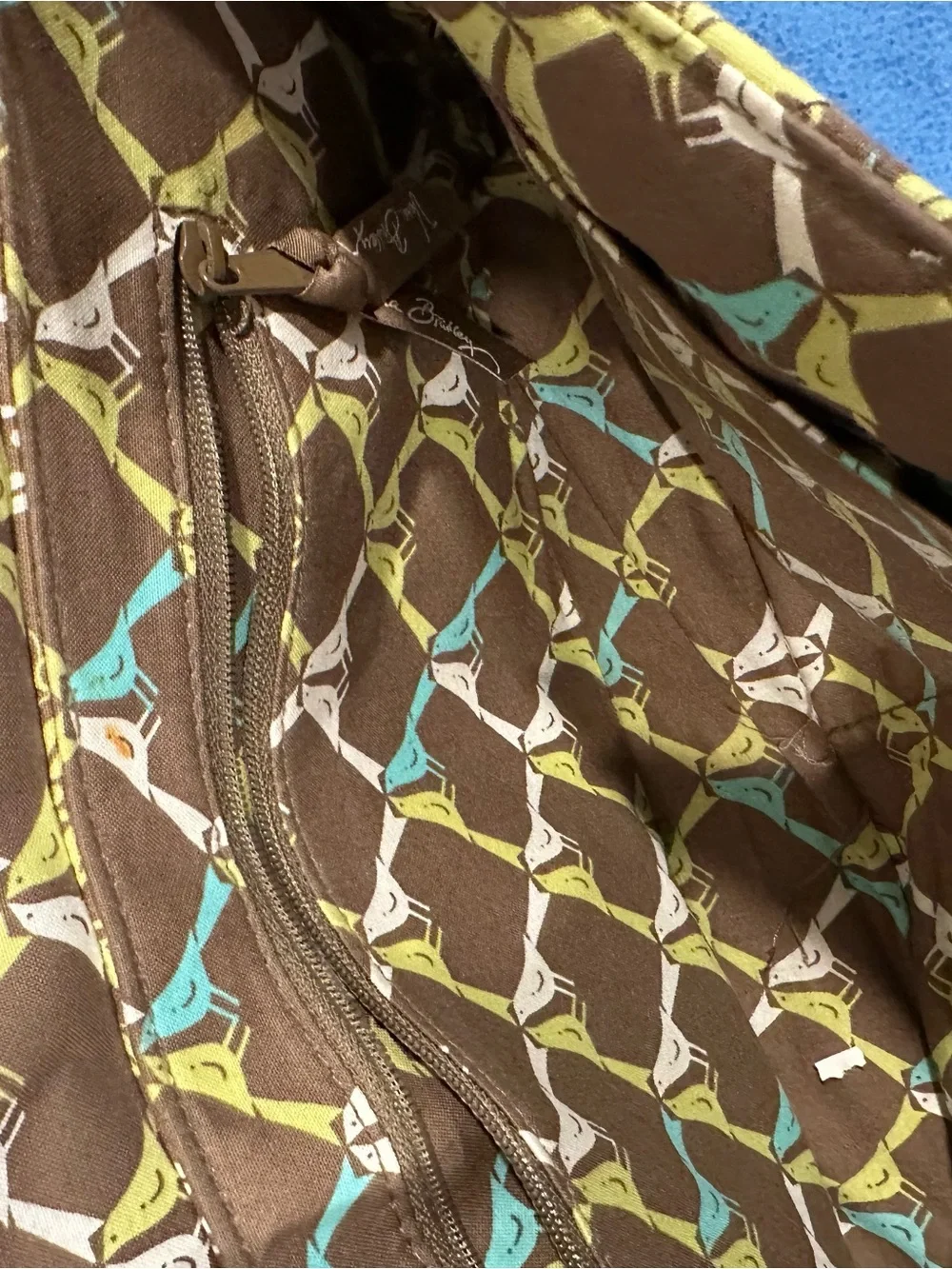 Vera Bradley Sittin in a Tree Knot Just a Clutch Shoulder Bag Quilted Y2K Purse